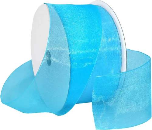 Miniatura 62 de Morex Ribbon 91803/100-609 Cinta de nailon Organdy, 5/8 pulgadas por 100 yardas, color rojo