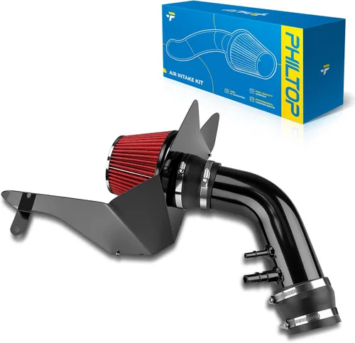 Miniatura 53 de PHILTOP Kit de entrada de aire frío de 3.7" Sistema compatible con Ford F250/F350/F450/F550 Super Duty 2003 2004 2005 2006 2007 V8 6.0L, Excursion