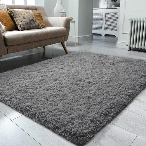 Miniatura 30 de Ompaa Alfombra esponjosa, alfombra mullida súper suave para dormitorio, sala de estar, alfombra grande de felpa de 6 x 9 pies, alfombra de pelo