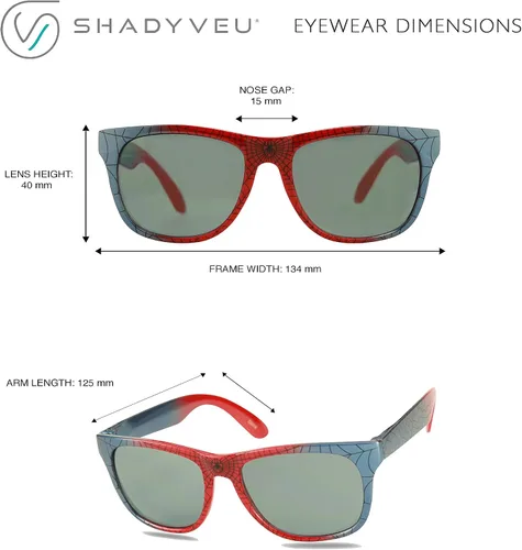 Miniatura 5 de ShadyVEU Gafas de sol redondas de telaraña para niños, recuerdos de fiesta de personajes de dibujos animados, sombras de disfraz para niños