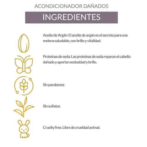 Miniatura 4 de ALEA - Acondicionador para el cabello dañado - Línea de cabello dañado - 16.9 fl oz - con proteínas de seda y aceite de argán - Libre de sulfatos