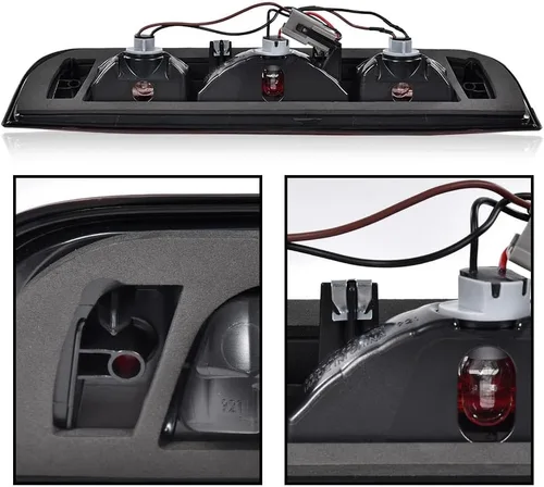 Miniatura 6 de CHEDA Tercera luz de freno trasera de montaje alto compatible con Chevy Silverado/GMC Sierra 1500 2500 3500 2015-2021 23509162 84900397