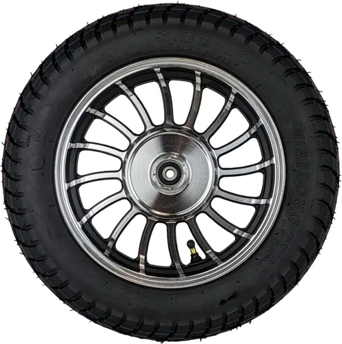 Miniatura 5 de RedCap Rueda trasera de 10 pulgadas y neumático de 3.5-10 para scooter ciclomotor de 50 cc GY6 QMB139 para unidades de freno de tambor Sunny TaoTao