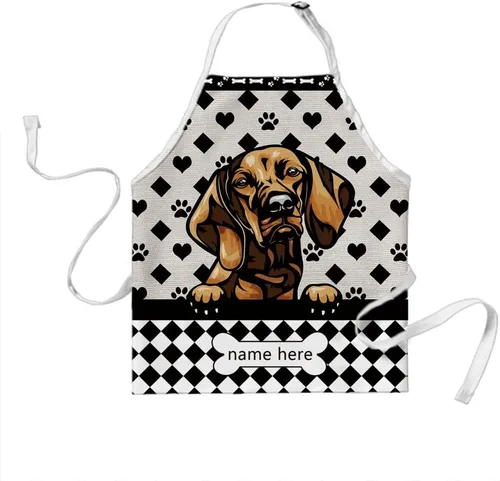 Miniatura 24 de Delantal de lunares para perro personalizado Lindo perro Rhodesian Ridgeback, RHODESIAN RIDGEBACK