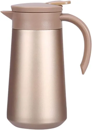 Miniatura 9 de Jarra térmica para café, tetera aislante de acero inoxidable, doble pared aislada al vacío, dispensador de café, té y bebidas para café, leche y té