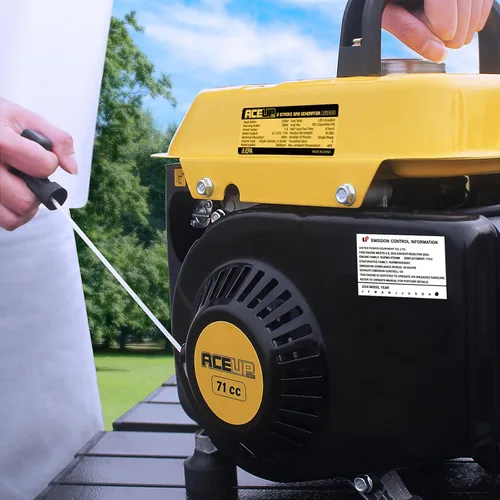 Miniatura 6 de Aceup Energy - Generador a gasolina de 1000 W, pequeño, portátil, para campamento, ultraligero, cumple con las normativas de la EPA y la CARB