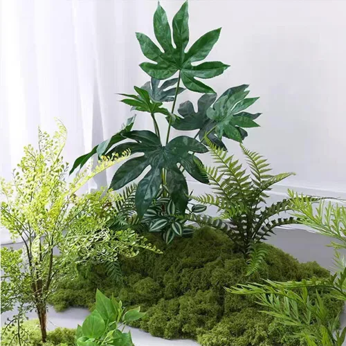 Miniatura 5 de Musgo artificial de 5.3 onzas para manualidades, decoración de musgo verde falso para jardines de hadas, centros de mesa de boda, arreglos florales