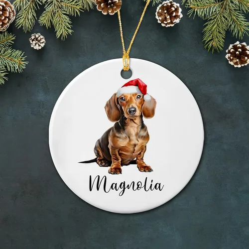 Miniatura 7 de Bichon Frise - Adorno de cerámica de Navidad 2025, adornos personalizados de Bichon Frise regalos para los amantes de los perros, bonito adorno