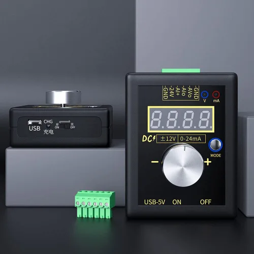 Miniatura 3 de Nuevo generador de señal digital 4-20mA 0-10V Voltaje 0-20mA Transmisor de corriente USA (con batería)