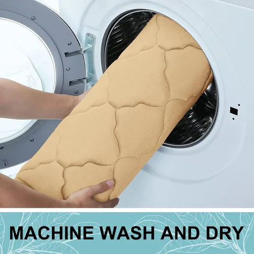 Miniatura 8 de OLANLY Alfombra de baño de espuma viscoelástica de 30 x 20 pulgadas, ultra suave y absorbente, antideslizante, cómoda, lavable a máquina, para suelo