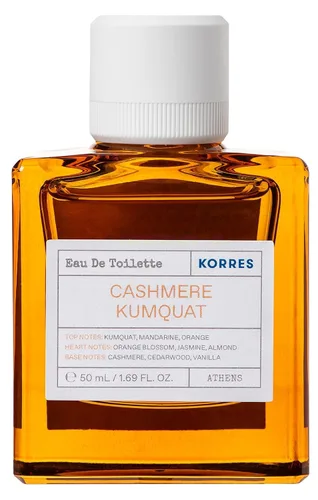 KORRES Agua de Tocador, Fragancia de Kumquat de Cachemira para Mujeres y Hombres, Perfume Cítrico Floral Amaderado con Flor de Naranjo, Vainilla y