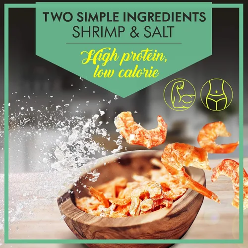 Miniatura 5 de Camarones grandes de Luisiana secos de Asia Trans, favorito hawaiano, fresco y deshidratado para aperitivos, ensalada asiática de mariscos, pad thai