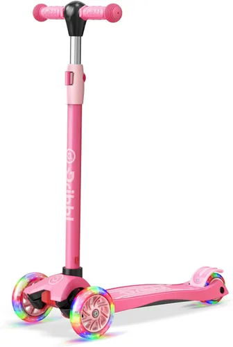 Miniatura 17 de Dribbl - Patineta de 3 ruedas para niños - Tecnología de inclinación para dirigir, manillar de altura ajustable, plataforma antideslizante ancha