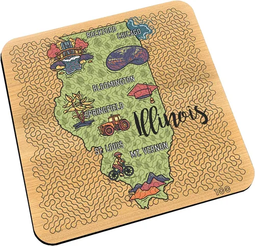 Miniatura 30 de Torched Mind Bending - Rompecabezas impreso en color con mapa del orgullo estatal (Texas) Rompecabezas duro para adultos 100 piezas Formas