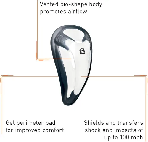 Miniatura 8 de Suspensorio con copa protectora deportiva BioFlex, tallas para adultos y jóvenes, de Shock Doctor