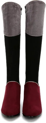 Miniatura 6 de ANN CREEK Botas de equitación para mujer 'Manuel' hasta la rodilla con parches de varios