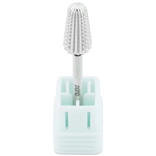 Miniatura 7 de PANA - Broca volcanita de carburo para uñas, de dos vías para zurdos y diestros – Rápida extracción del acrílico o gel duro – vástago de 3/32