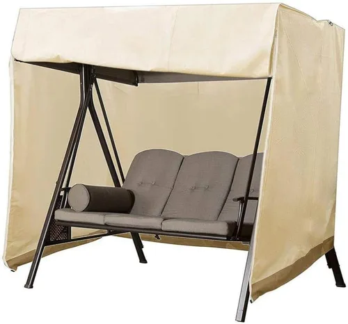Funda para columpio de patio, cubierta de hamaca de 3 plazas triples, cubierta impermeable para toldo deslizante, 210D