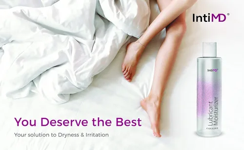 Miniatura 2 de IntiMD Lubricante personal hidratante a base de agua, aprobado por la FDA 510K, de larga duración, agradable para la piel sensible, 8.5 onzas