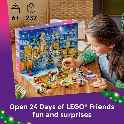 Miniatura 2 de Calendario de Adviento LEGO Friends 2025 - Juguete de Construcción - Set de Cuenta Regresiva para Vacaciones para Niñas y Niños, Edades 6+ - 24