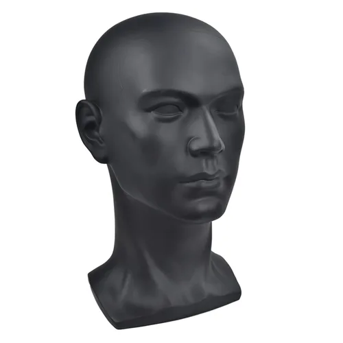 Miniatura 2 de Maniquí de plástico con cabeza de maniquí realista para hombre
