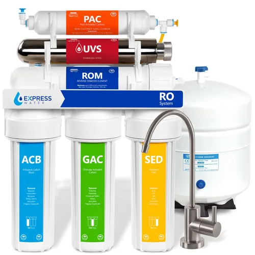 Miniatura 11 de Sistema de filtro de agua de ósmosis inversa Express Water, reducción de cloro, Certificado NSF