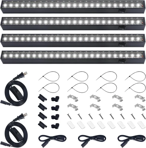 Miniatura 14 de Barrina Luz de cultivo para plantas de interior, luz solar de espectro completo, lámpara de crecimiento de 1 pie, bombillas LED de crecimiento, tira