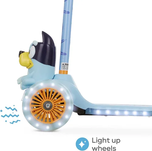 Miniatura 7 de Voyager - Self-Balancing Toddler Kick Scooter, 3-Wheel Scooter with Light-Up Wheels, Extra Wide Deck, Foot Brake, Lean-to-Steer Design, 75 lb Limit