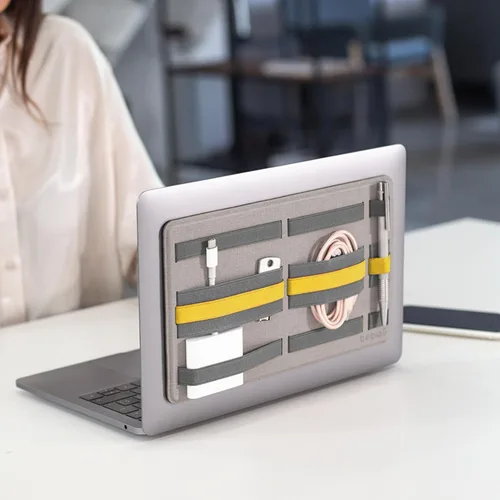 Miniatura 8 de Beblau Shift PRO - Organizador de tecnología portátil adhesivo para portátiles, portátiles.. Inserto de mochila Accesorios de computadora, Rosa