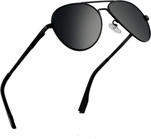 Miniatura 62 de Gafas de sol polarizadas de aviador pequeñas para niñas y niños de 4 a 16 años