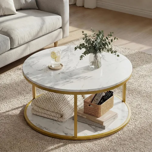 Miniatura 14 de YESHOMY Mesa de Centro Elevable de 40" con Almacenamiento Oculto y Luces LED Multicolor, Mesa Cuadrada Moderna de Madera con 4 Estantes Abiertos