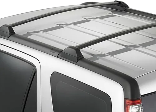 Miniatura 6 de DNA MOTORING PT-ZTL-8033 - Par de barras transversales de aluminio para techo de automóvil, compatibles con 02-06 CR-V, color negro