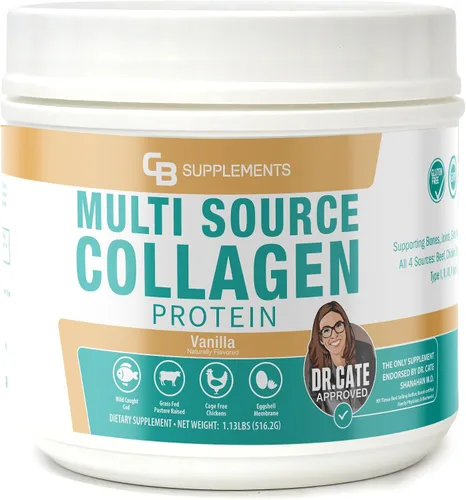 Miniatura 7 de CB Supplements Proteína multicolágeno – Colágeno hidrolizado para la salud de las articulaciones, la piel, el intestino, el cabello y las uñas