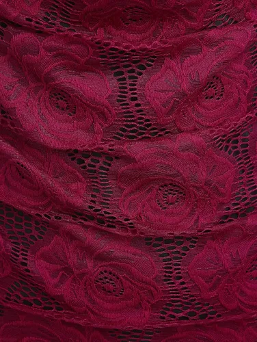 Miniatura 4 de ROSE GAL Túnica de encaje para mujer, talla grande, cuello en V, camiseta sin mangas gráfica, casual, para verano, linda túnica