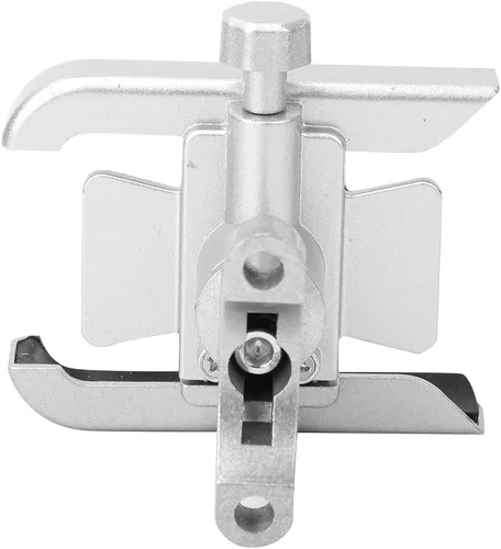 Miniatura 5 de Keenso Soporte para teléfono, Universal Motocicleta Ciclismo Teléfono Móvil Manillar Soporte Soporte de montaje Aleación de aluminio (Plata) Paseo