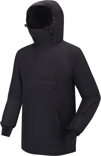 Miniatura 12 de Chaqueta anorak de esquí para mujer, impermeable, resistente al viento, cálido, para snowboard, abrigo de invierno con capucha