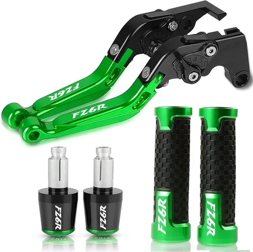 Miniatura 24 de Palancas de embrague de freno de motocicleta para manillar Yamaha FZ6R FZ 6R FZ-6R 2009 2010 2011 2012 2013 2014 2015 2016 2017 (Color : 1)