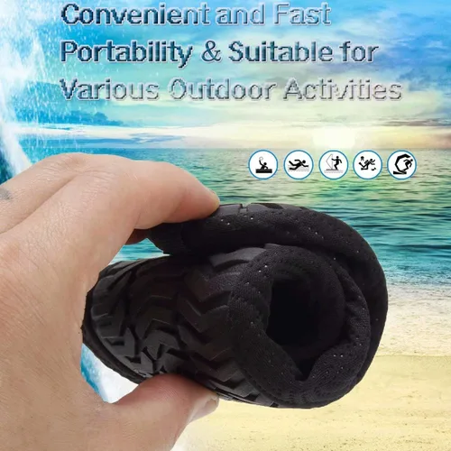 Miniatura 5 de YALOX - Zapatos acuáticos, de secado rápido con sensación de pies descalzos para mujer y hombre, calcetines acuáticos para exterior, playa