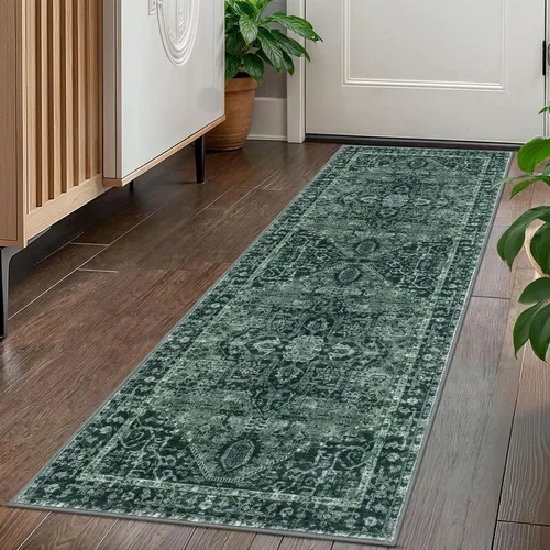 Miniatura 123 de KOZYFLY Alfombra Pequeña de Área 2x3 Pies Alfombras para Entrada Lavable Boho Alfombra de Entrada Antideslizante Tapete de Puerta Interior Entrada