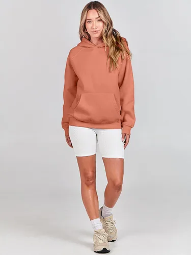 Miniatura 42 de ANRABESS - Sudaderas con capucha para mujer, sobre talla, de vellón de manga larga, modelo de 2024, para otoño