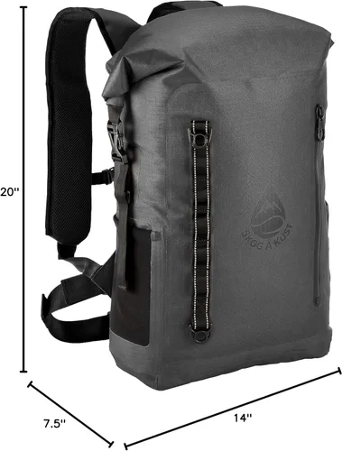 Miniatura 10 de Skog Å Kust BackSåk Pro Mochilas flotantes impermeables con bolsillo exterior hermético con cremallera Gris