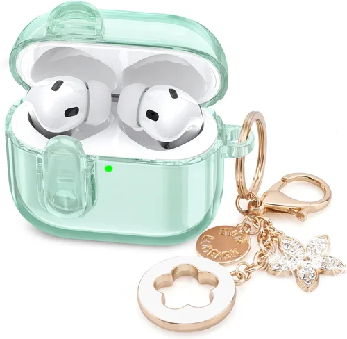 Miniatura 35 de Funda para Apple Airpods iPods Pro 3, fundas transparentes 2025 lindas mujeres, VISOOM Cute Air Pods Pro3 funda transparente para Airpods iPods Pro