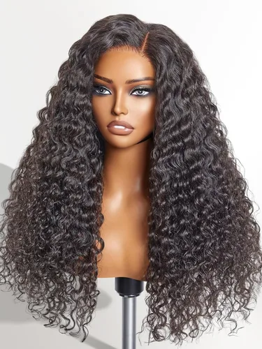 Miniatura 15 de LUVME HAIR - Peluca de cabello humano estilo Bob, de 8 pulgadas, precortada, sin pegamento, con cierre de encaje HD, predepilada, cabello humano