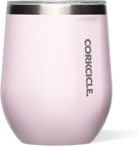 Miniatura 25 de Corkcicle Vaso de Vino Aislado sin Tallo - Mantiene las Bebidas Frías 6 Horas y Calientes 3 Horas - Acero Inoxidable - Fácil Agarre - Regalo
