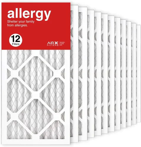 Miniatura 4 de AIRx Filters Filtro de aire MERV 11 plisado HVAC de 10 x 10 x 1 para caldera, paquete de 12 unidades, fabricado en los Estados Unidos