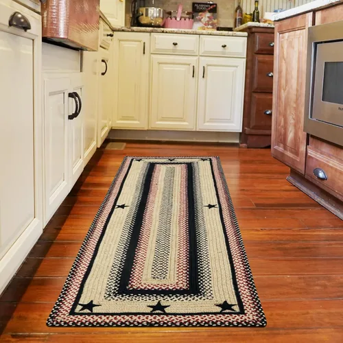 Miniatura 133 de Homespice Alfombras de Área Ovaladas Trenzadas de Yute Denim Azul de 8x10 pies para Sala de Estar, Dormitorio y Comedor. Apto para Mascotas. Estilos