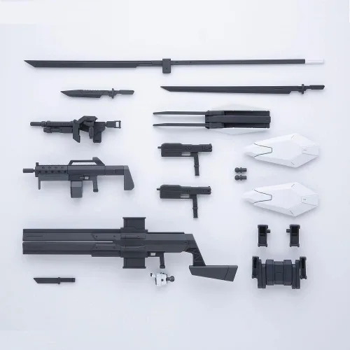 HG Boundary Battlers - Juego de armas, escala 1/72, modelo de plástico codificado por colores