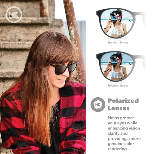 Miniatura 37 de Knockaround Mai Tais - Gafas de sol polarizadas para mujeres y hombres, lentes resistentes a los impactos y protección completa UV400