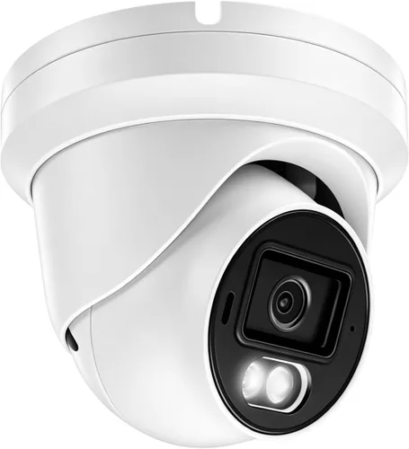 cámara IP de 5MP PoE, cámara de seguridad a todo color con luz dual para exteriores | Human Vehicle Detection, Two Way Talk Outdoor Cameras for Home