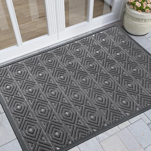 Miniatura 68 de Yimobra Alfombra para Puerta Delantera Exterior Entrada 29.5x17, Impermeable Resistente Alfombras Exteriores para Puerta Delantera, Alfombra